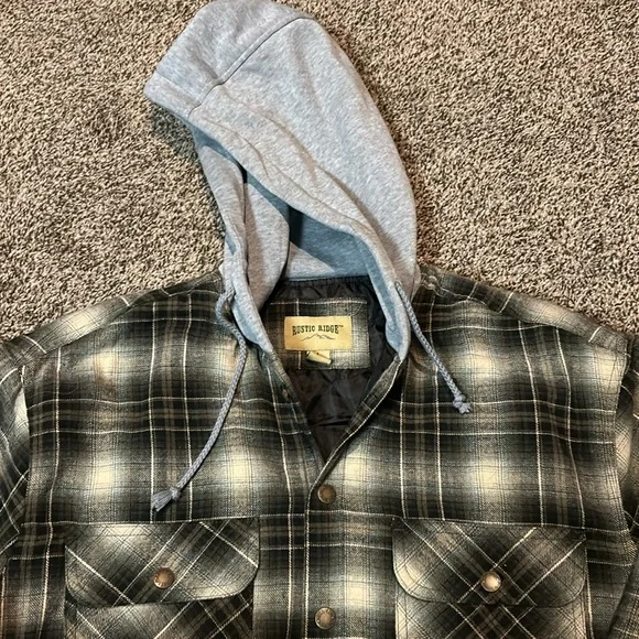 Rustic Ridge Plaid Lined Jacket - Picture 3 of 4